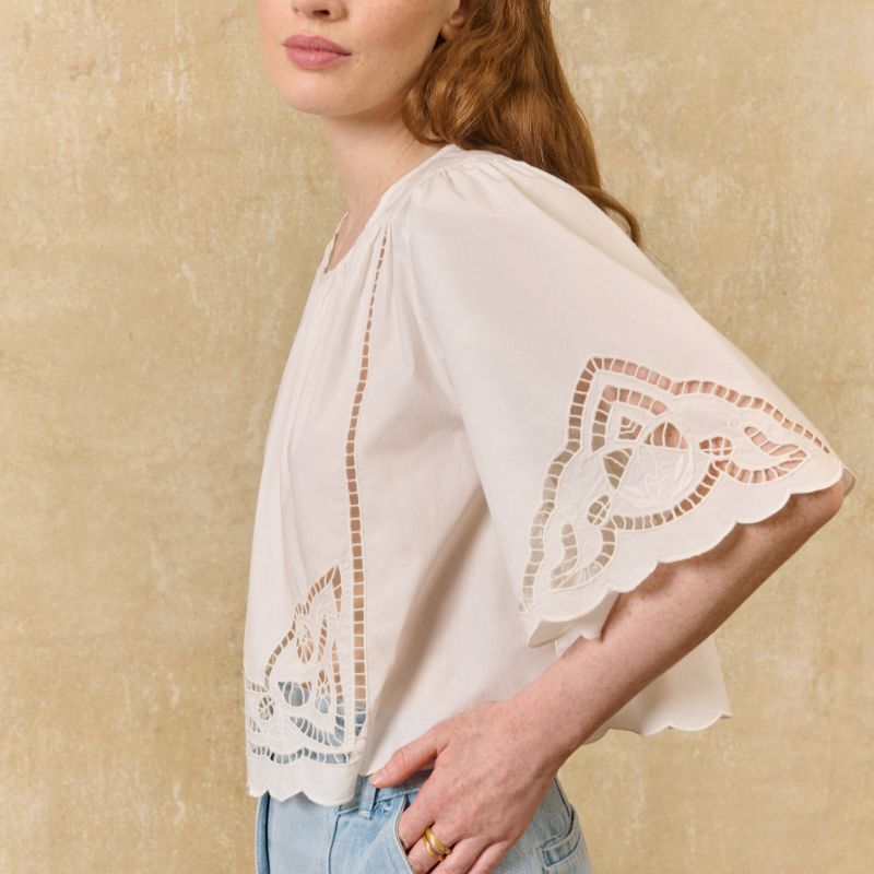 Louvia Blouse - White