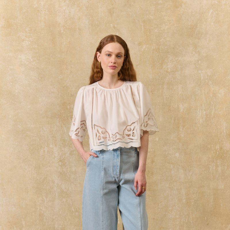 Louvia Blouse - White