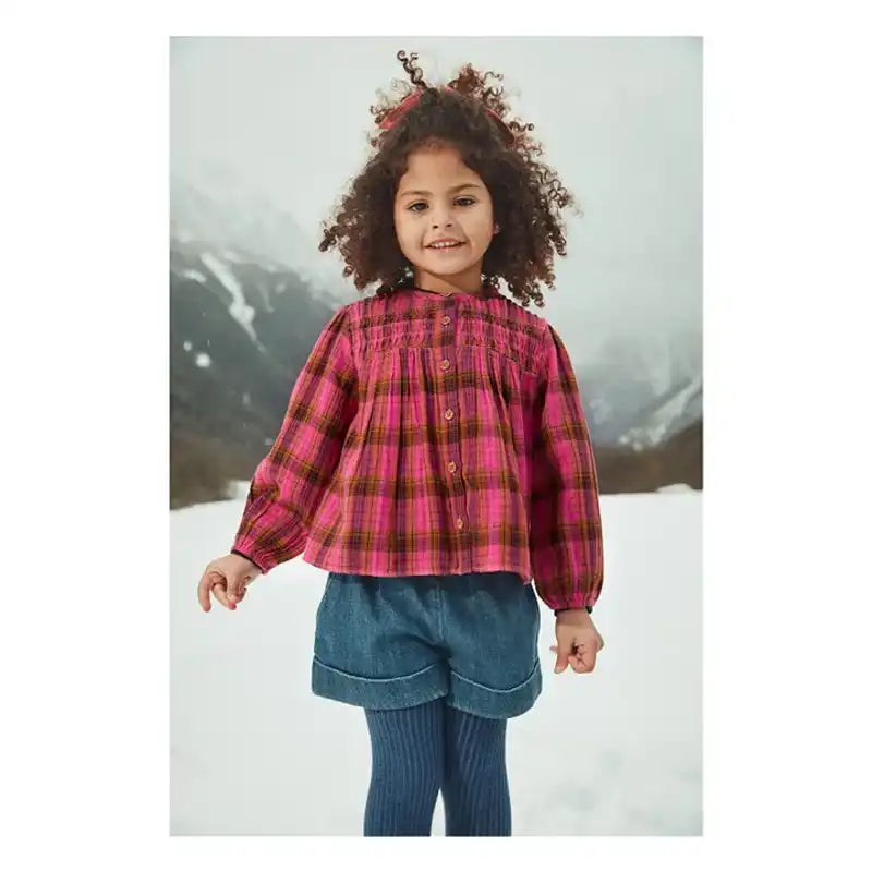 Jallyli Blouse - Pink Check