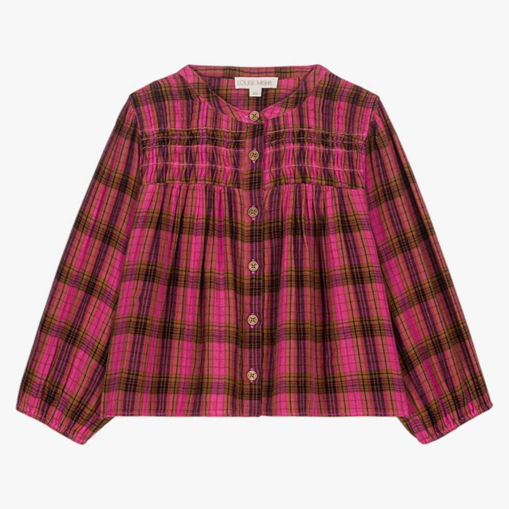 Jallyli Blouse - Pink Check