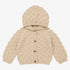 Hooded Popcorn Cardigan - Patina