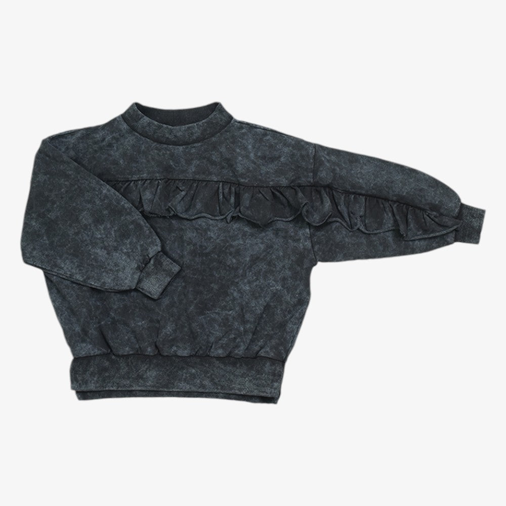 Frill Sweatshirt - Graphite