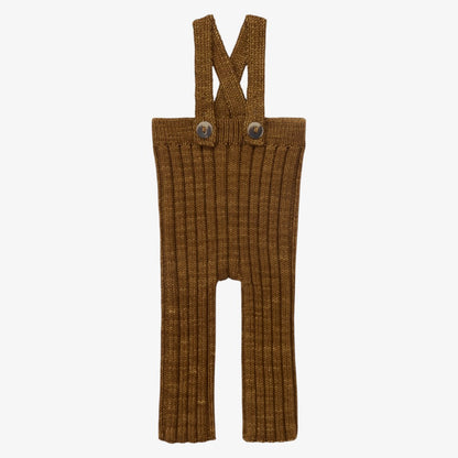 Rib Suspener Leggings - Nutmeg