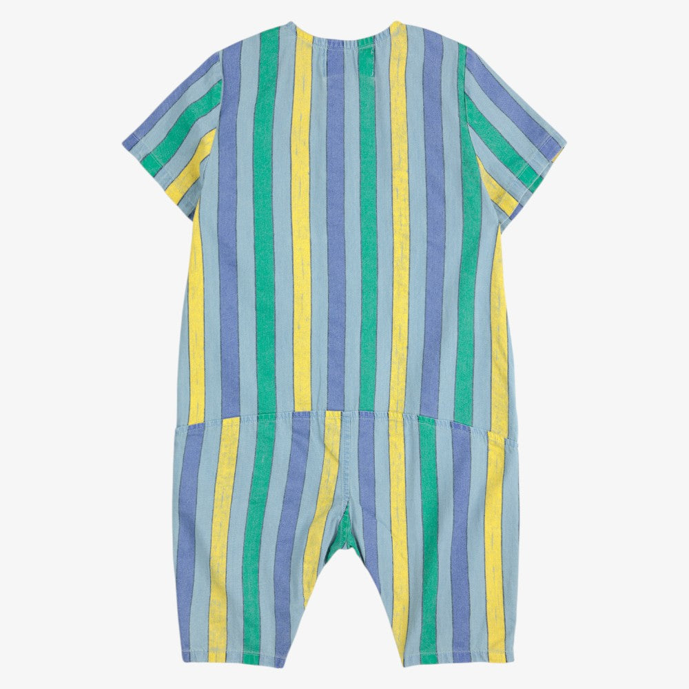 Stripe Denim Overall - Multi