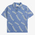 Wavy Polo Shirt - Blue