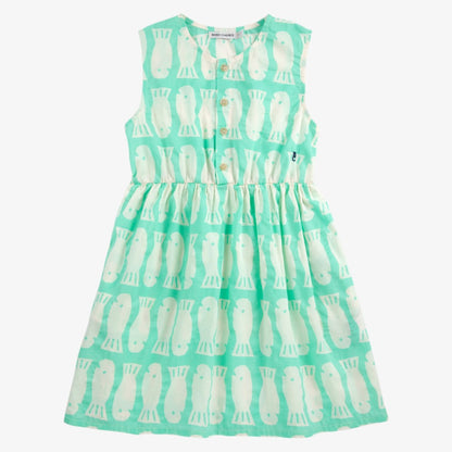 Lucky Fish Dress - Light Green