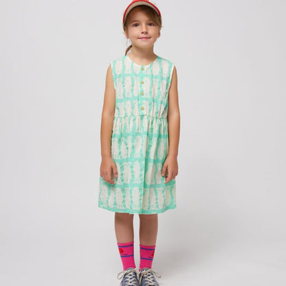 Lucky Fish Dress - Light Green