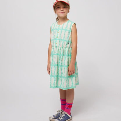 Lucky Fish Dress - Light Green