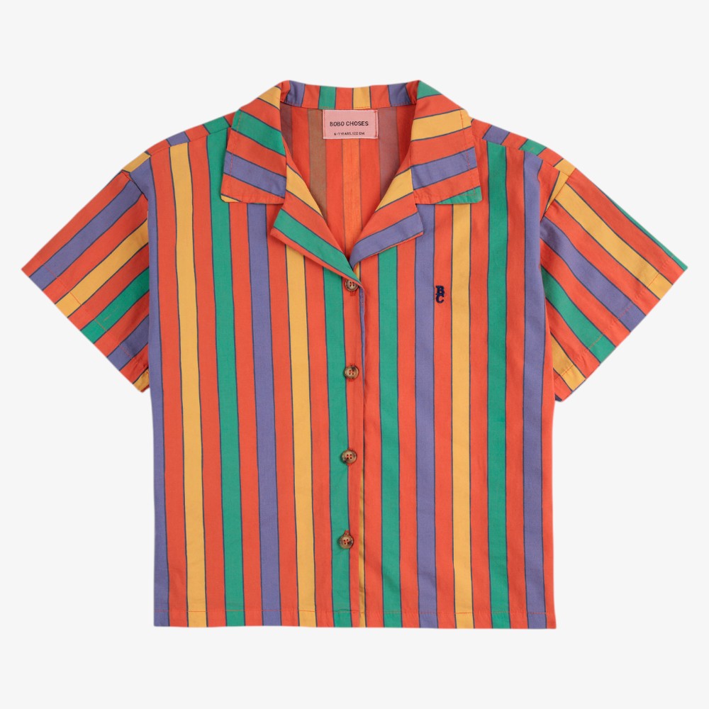 Multi Stripe Shirt - Red