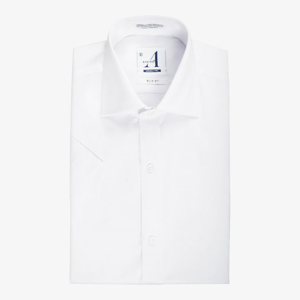Slimfit SS Shirt - White
