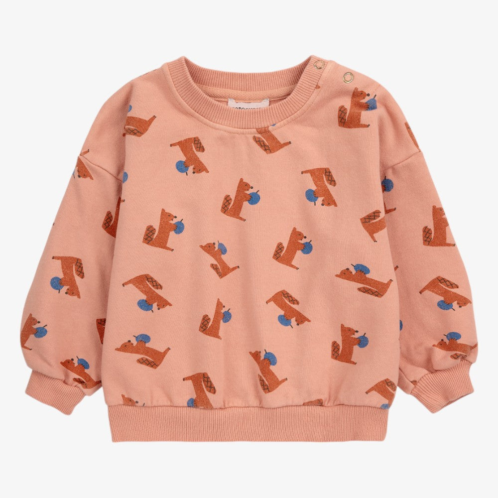 Squirrel Sweatshirt - Light Brown