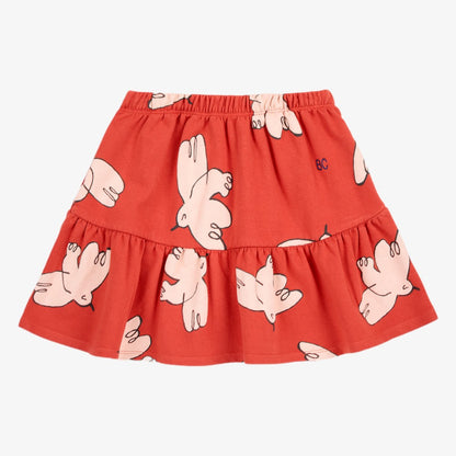 Bird Skirt - Red