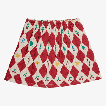 Harlequin Skirt - Red