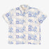 Printed Shirt - Vintage Blue