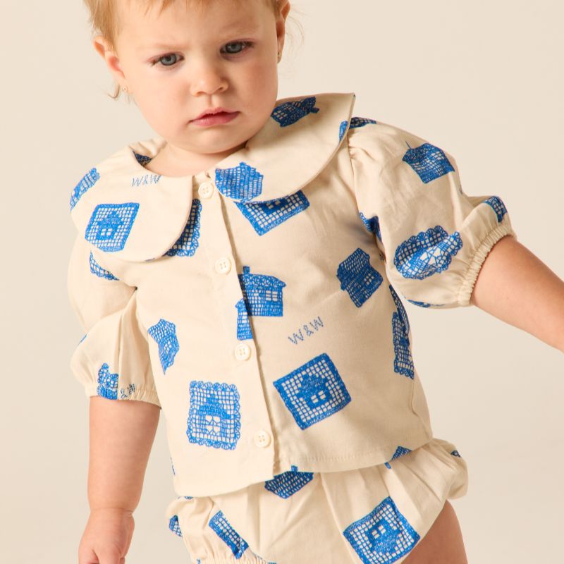 Balloon Sleeve Blouse - Ecru