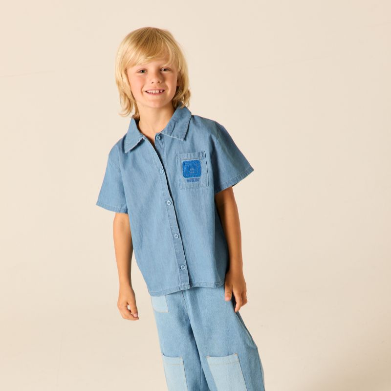 Summer Shirt - Washed Denim