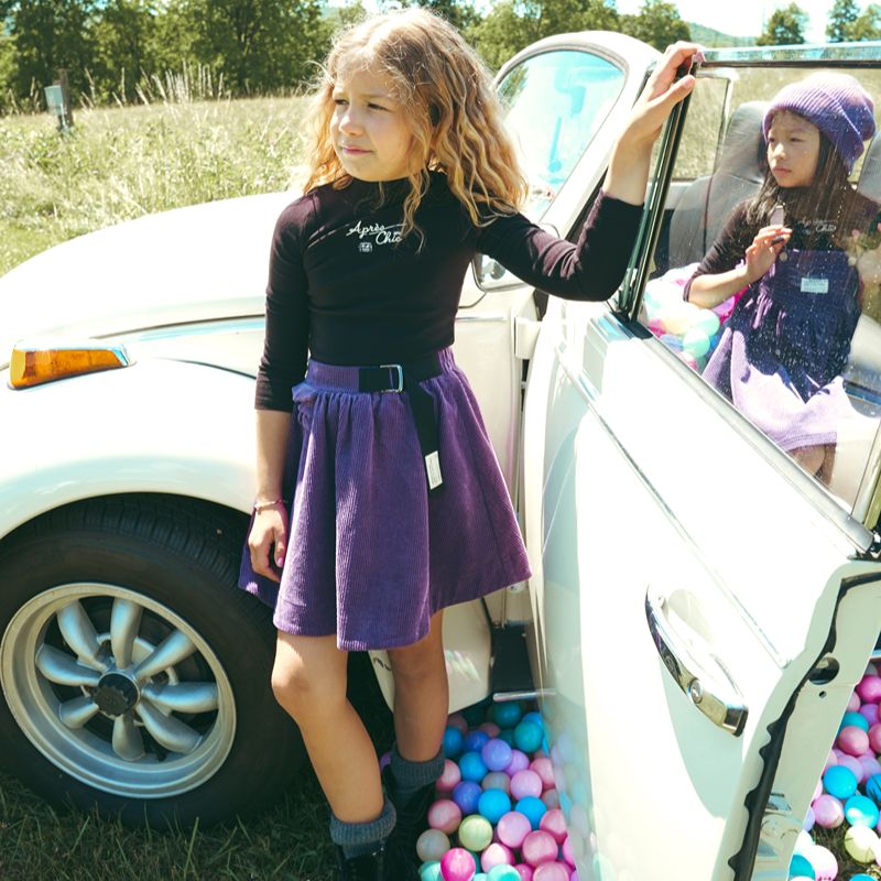 Sweat Skirt - Purple
