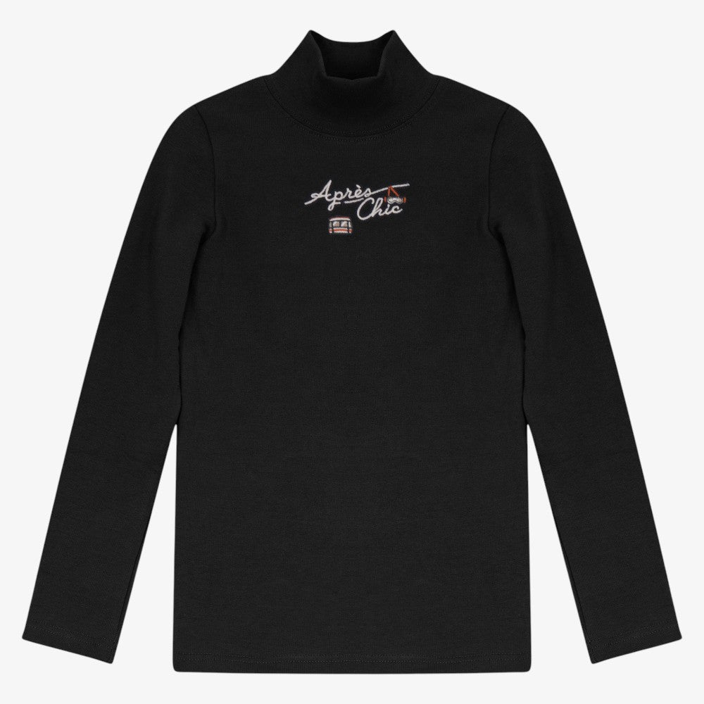 Apres Chic Mockneck - Black &amp; Rust