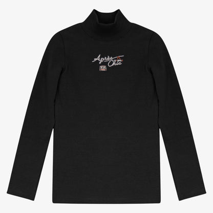 Apres Chic Mockneck - Black &amp; Rust