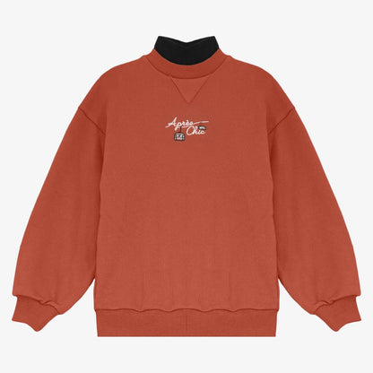 Mockneck Sweatshirt - Rust
