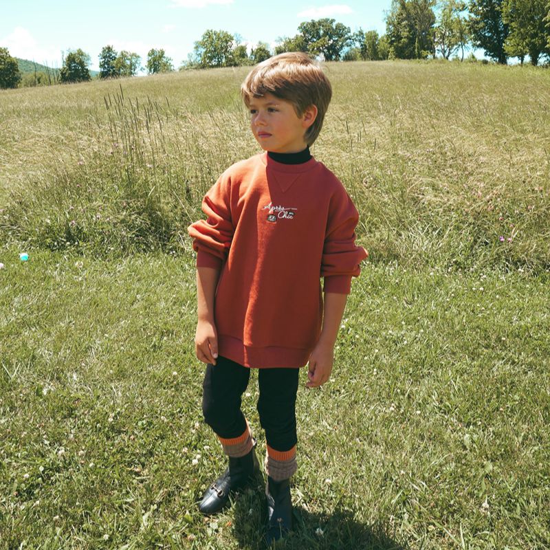 Mockneck Sweatshirt - Rust