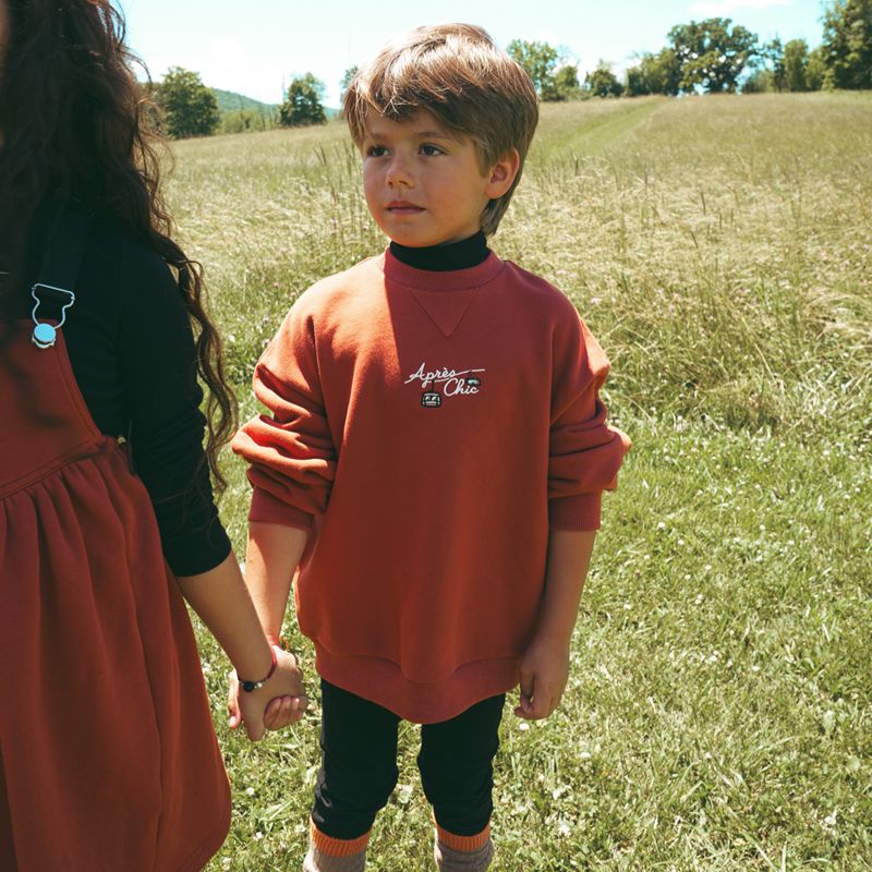 Mockneck Sweatshirt - Rust