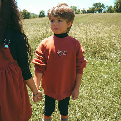Mockneck Sweatshirt - Rust