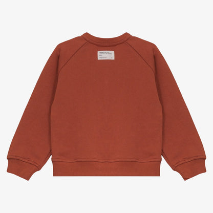 Sweat Cardigan - Rust
