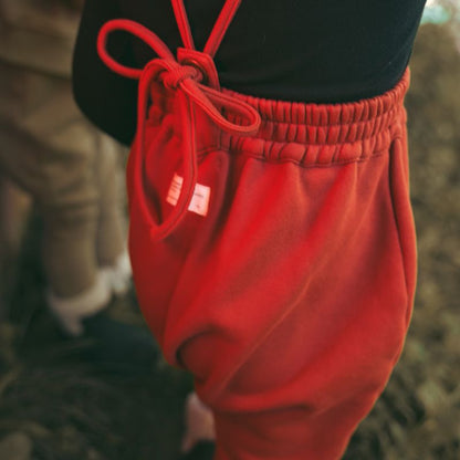 Corduroy Romper - Rust