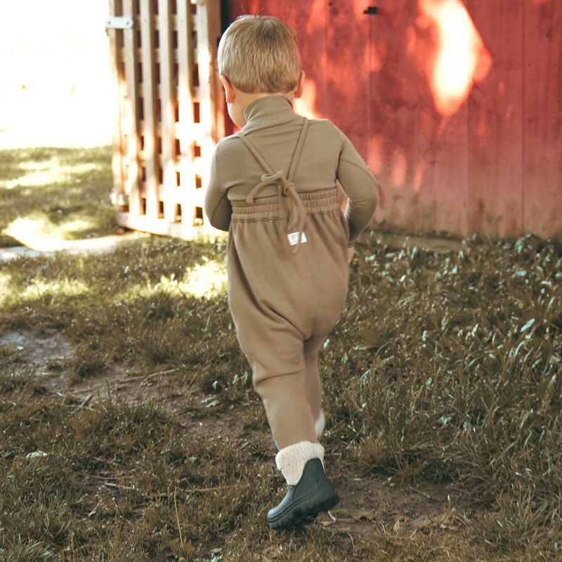 Corduroy Romper - Taupe