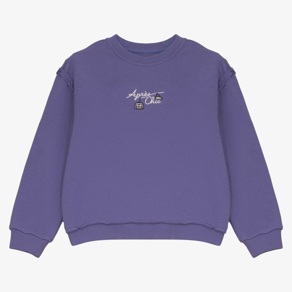 Label Sweatshirt - Purple