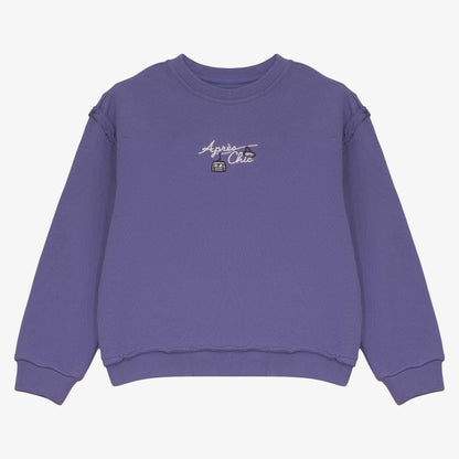 Label Sweatshirt - Purple
