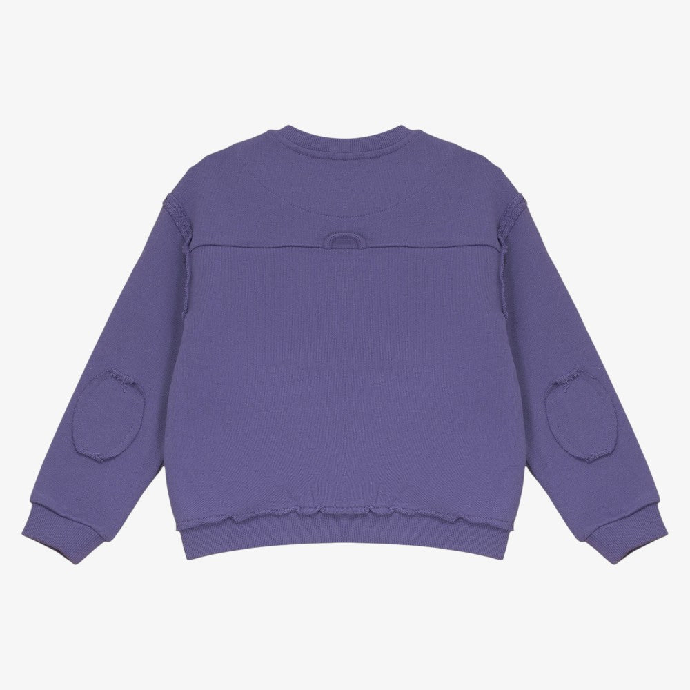 Label Sweatshirt - Purple