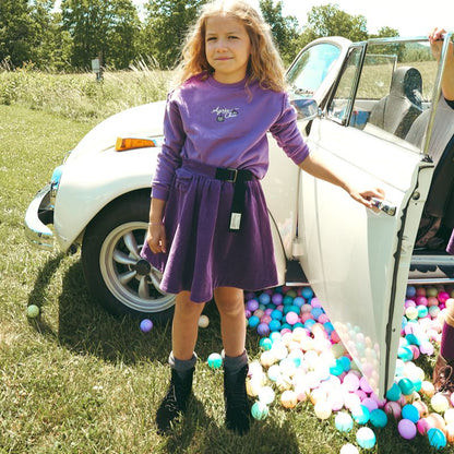 Label Sweatshirt - Purple