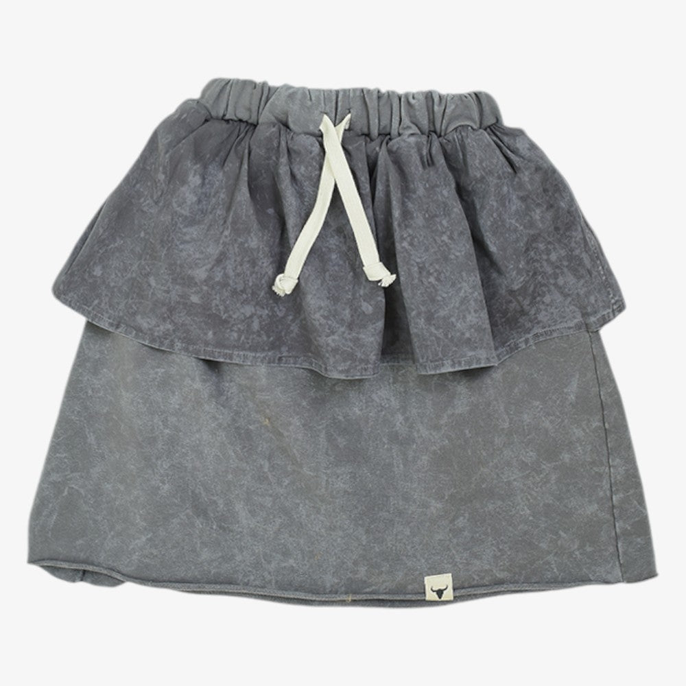 Vintage Wave Skirt - Steel