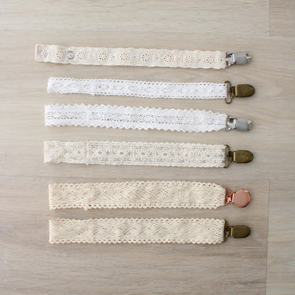 Diamond Paci Clip - Rose Gold