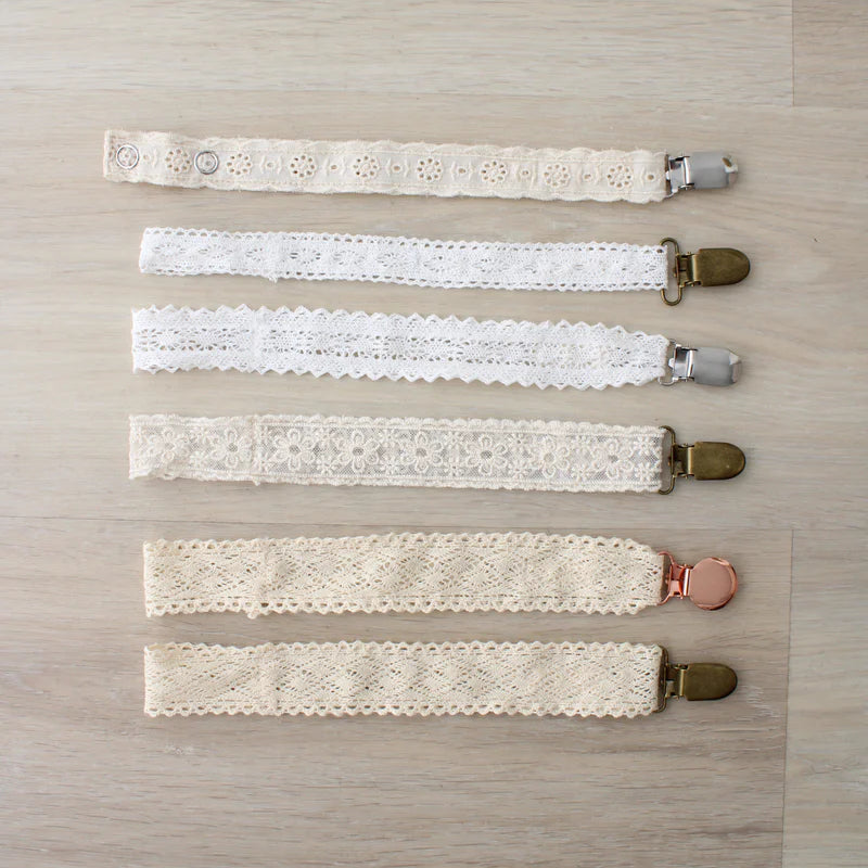 Diamond Paci Clip - Brass