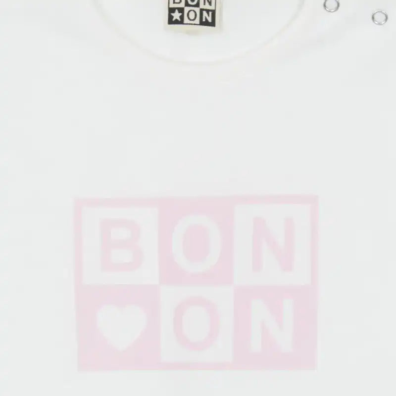 Tubo Logo T-Shirt - White&amp;pink