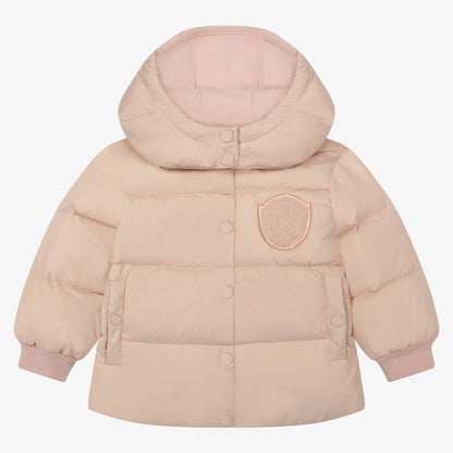Furry Patch Jacket - Petal Pink