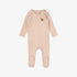 Bear Footie - Dusty Pink