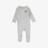 Bear Footie - Pale Blue