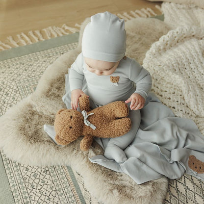 Bear Footie - Pale Blue
