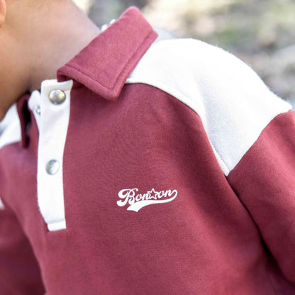 Collar Sweatshirt - Rust