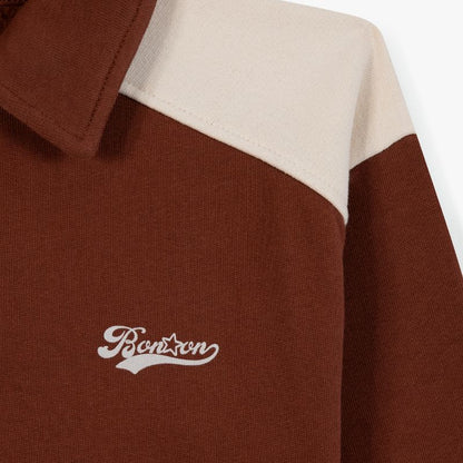 Collar Sweatshirt - Rust