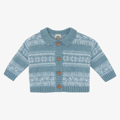 Printed Sweater - Blue