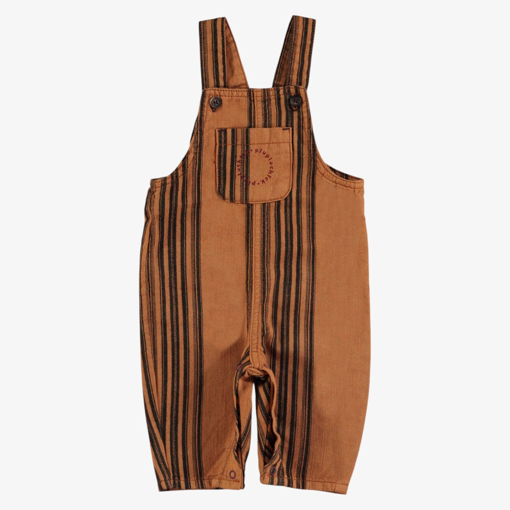 Striped Romper - Brown