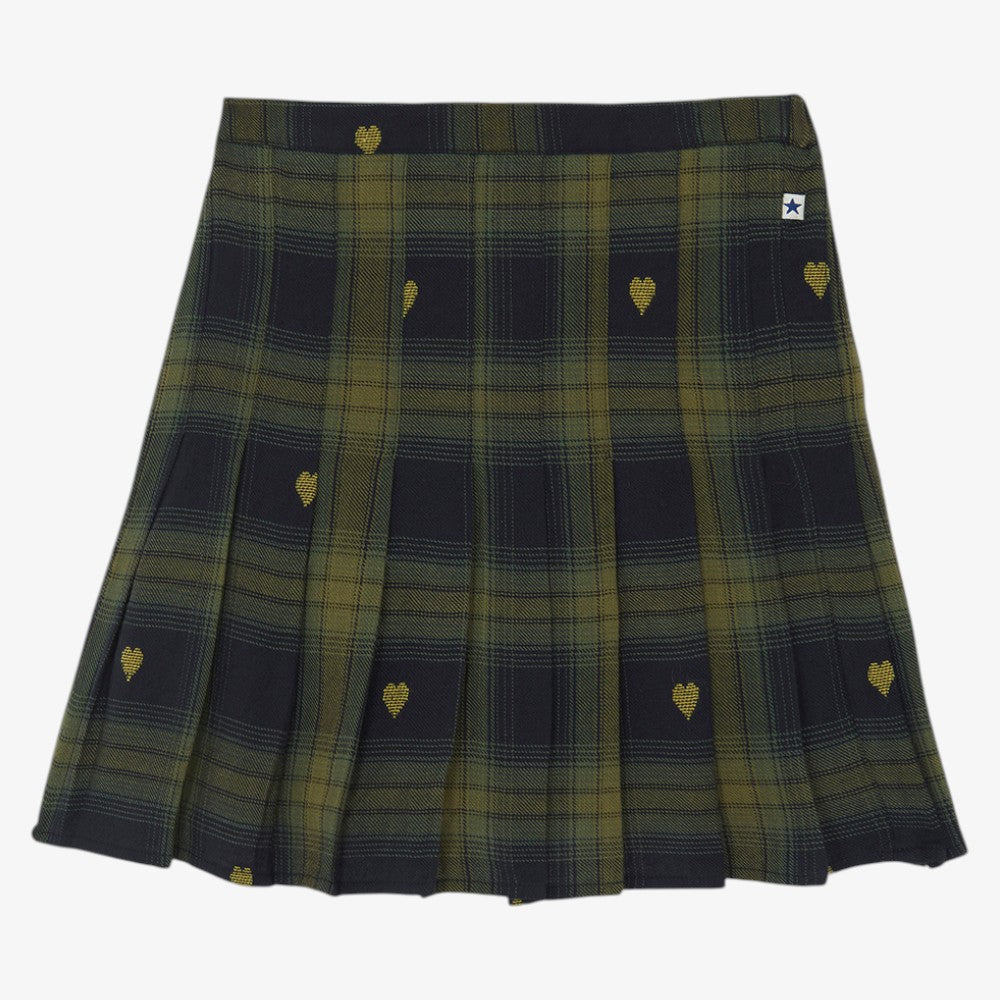 Plaid Skirt - Black Multi