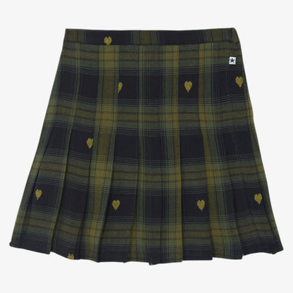 Plaid Skirt - Black Multi