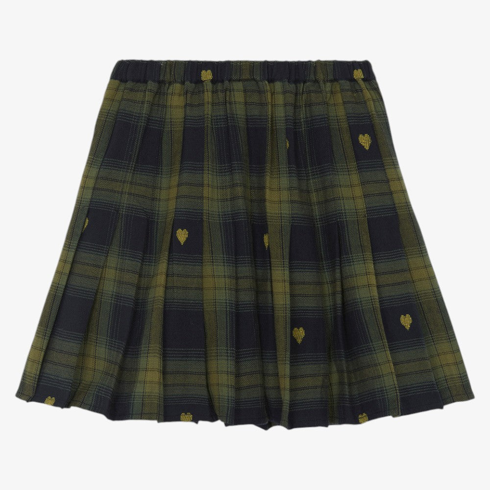 Plaid Skirt - Black Multi
