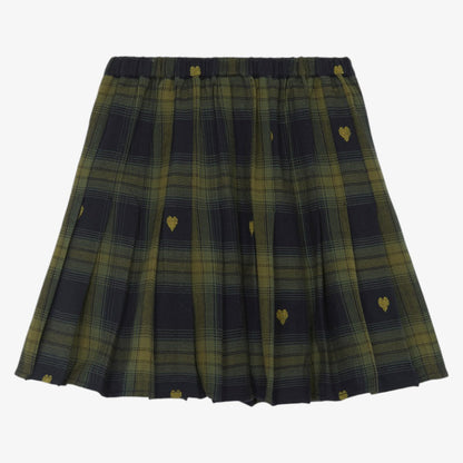 Plaid Skirt - Black Multi